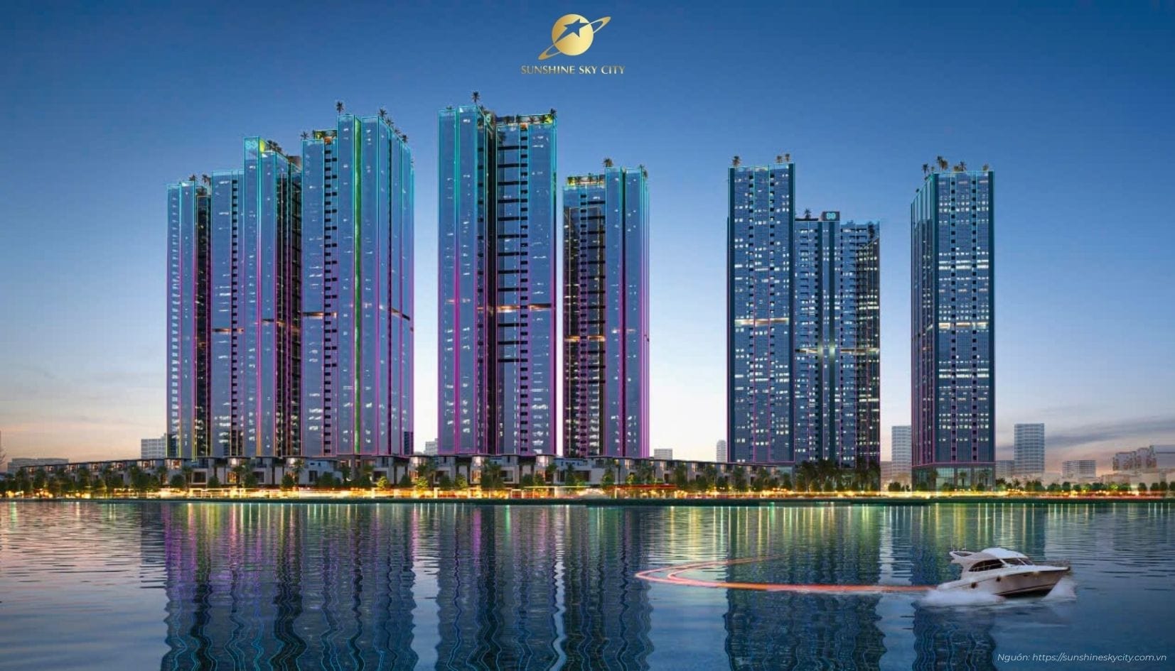 SUNSHINE SKY CITY – Căn Hộ Hạng Sang Nội Thất Dát Vàng Bên Sông Cả Cấm, Quận 7